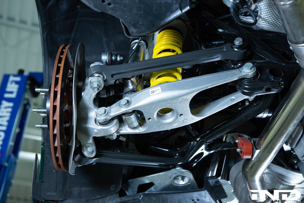 Fall-Line Motorsports G8X/F8X Rear Lower Tension Arm & Fixed Toe Arm Set — view 3 of 8