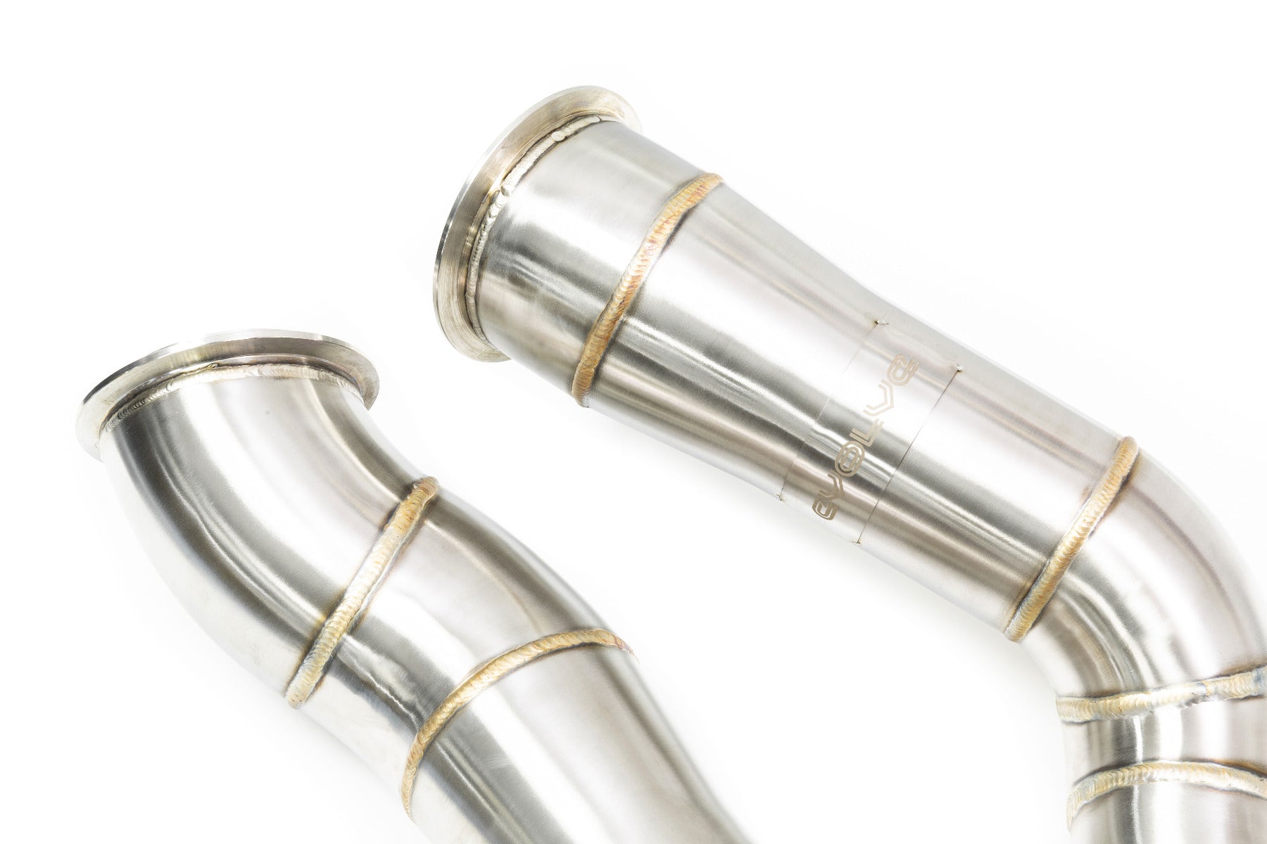 Evolve Catless Turbo Downpipes - BMW S58 (G80/G81 M3, G82/G83 M4, G87 M2) — view 4 of 8