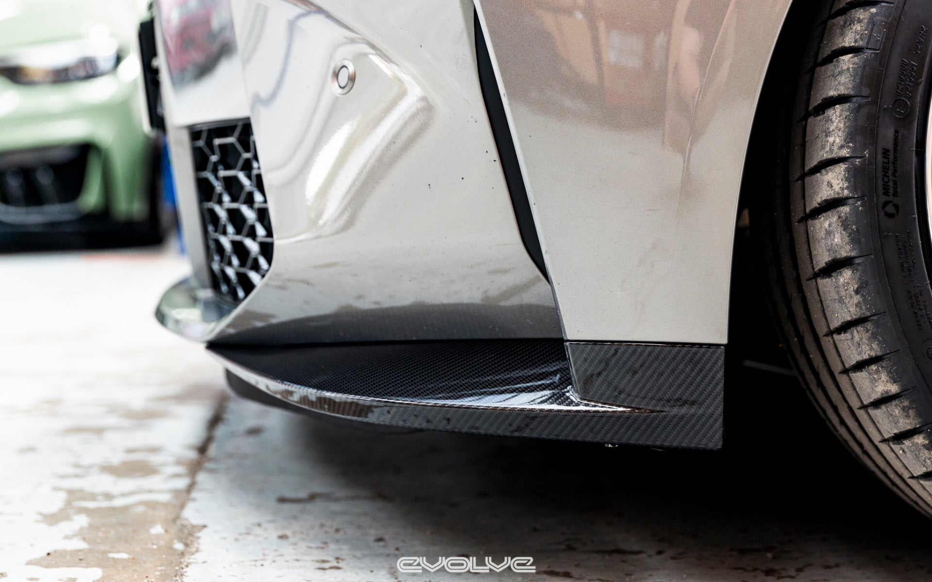 Alpha N Carbon Fiber Front Spoiler Corners - BMW G80 M3 / G82 M4 — view 6 of 8