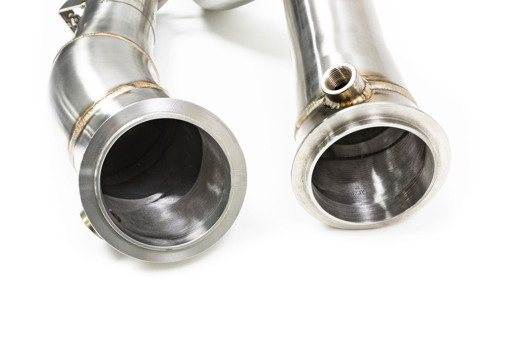 Evolve Catless Turbo Downpipes - BMW S58 (G80/G81 M3, G82/G83 M4, G87 M2) — view 5 of 8
