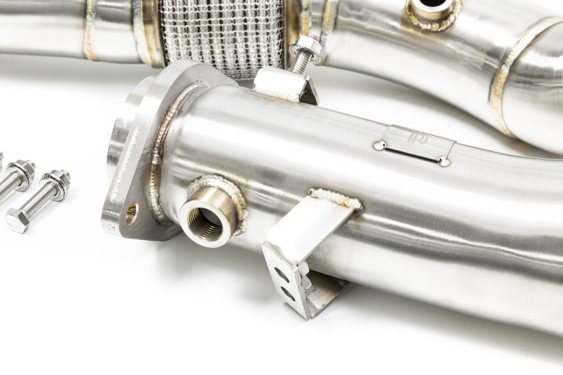 Evolve Catless Turbo Downpipes - BMW S58 (G80/G81 M3, G82/G83 M4, G87 M2) — view 6 of 8