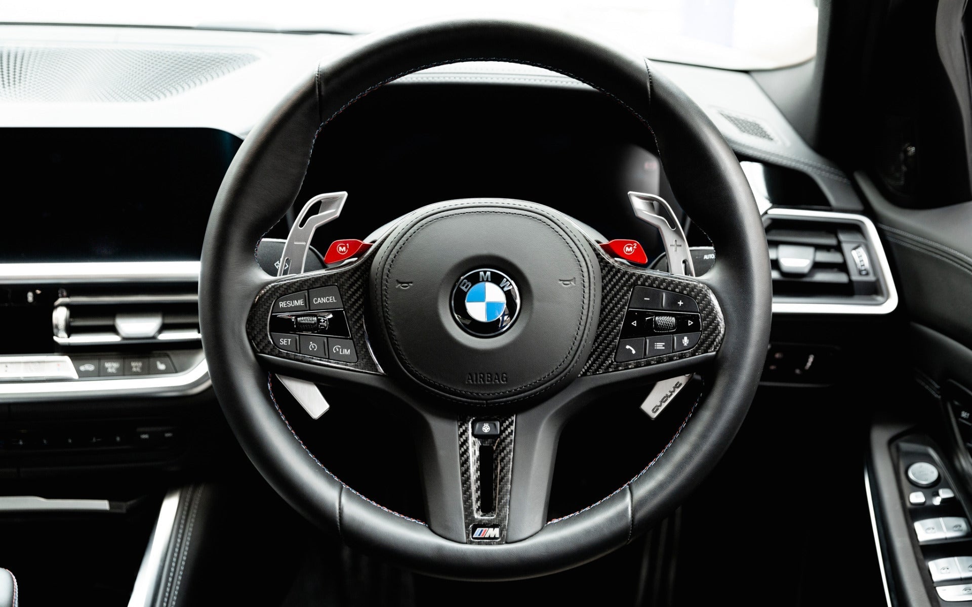 Evolve Aluminium Billet Shift Paddle Set - BMW F/G Series Gen 3 M Performance Steering Wheel — view 7 of 8