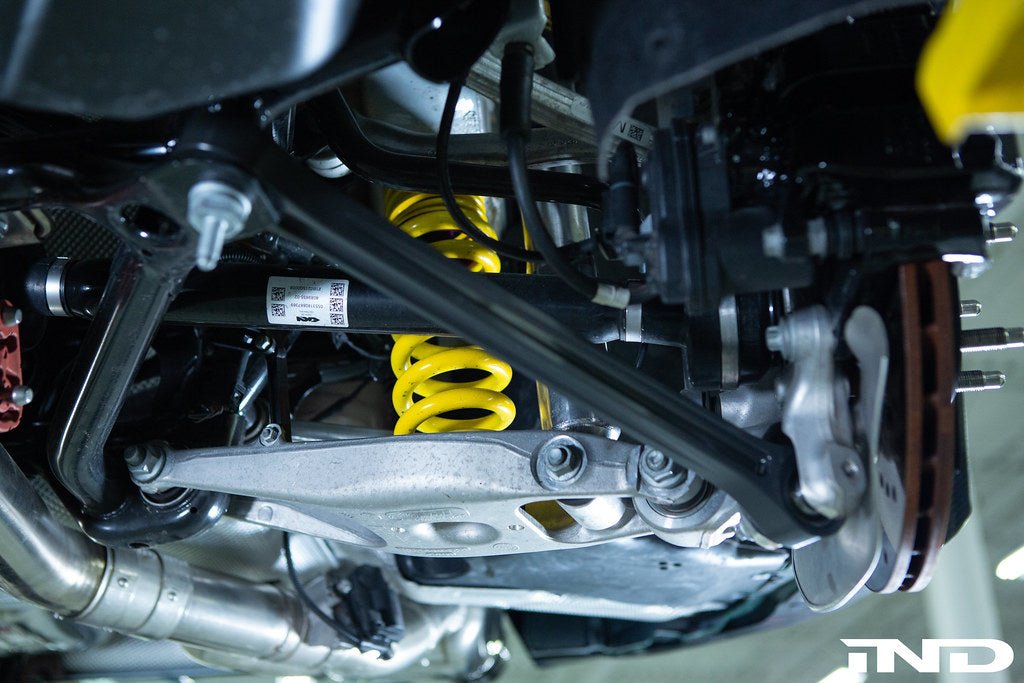 Fall-Line Motorsports G8X/F8X Rear Lower Tension Arm & Fixed Toe Arm Set — view 2 of 8