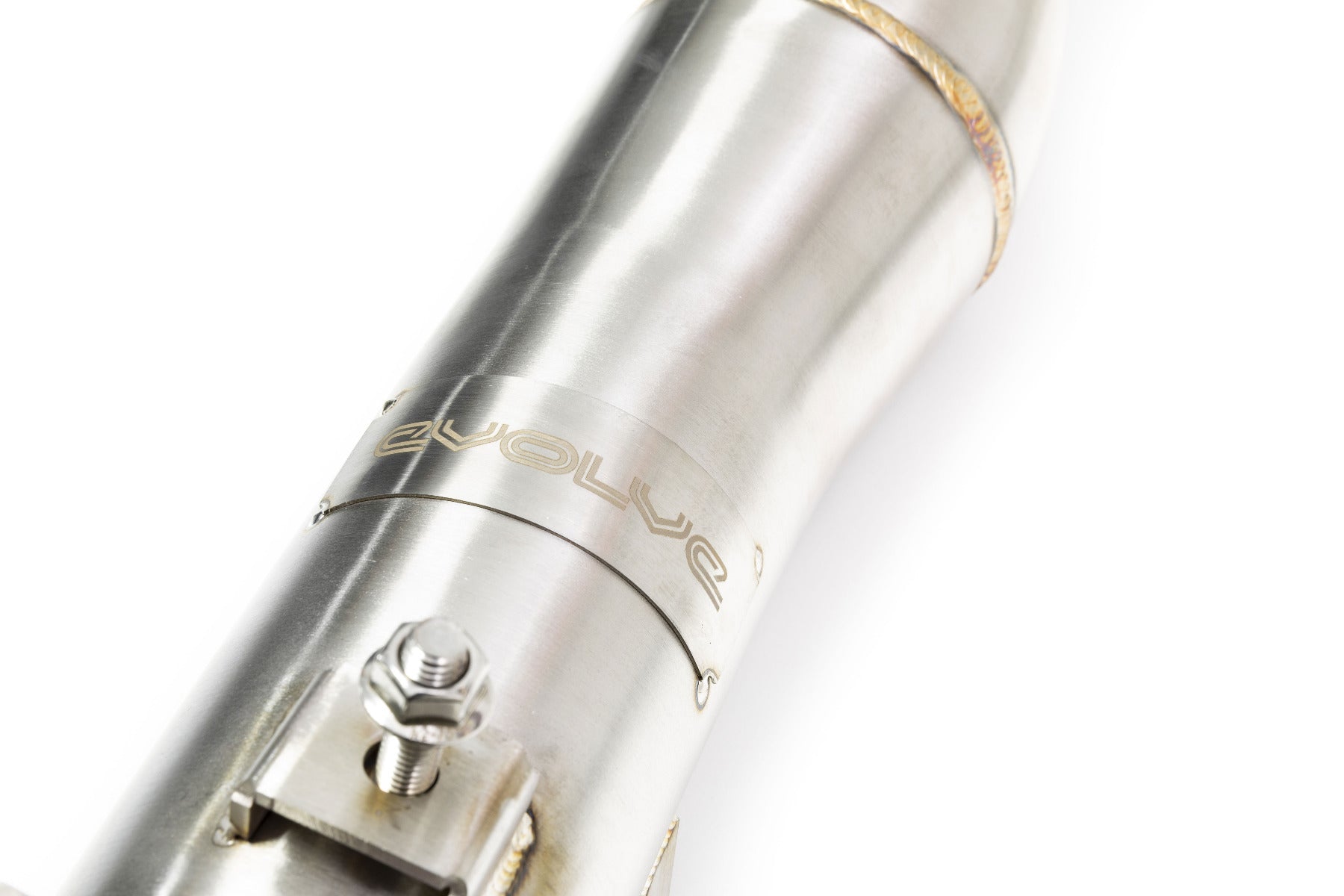 Evolve Catless Turbo Downpipes - BMW S58 (G80/G81 M3, G82/G83 M4, G87 M2) — view 7 of 8